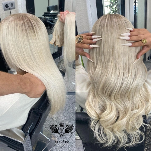 Nanoringe & Weft Hair Extensions – Die perfekte Kombination für volles, natürliches Haar